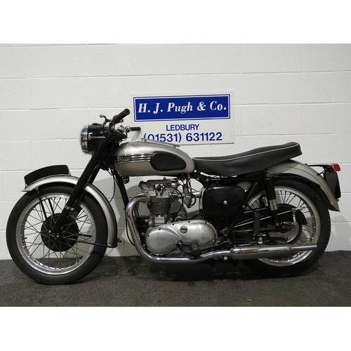 836 - Triumph pre unit 5T/T100 motorcycle. 1956. 500cc.
Frame no. 77448
Engine no. T10077448
All alloy eng... 