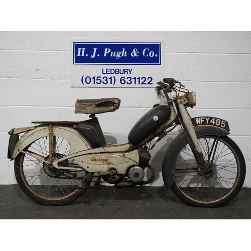 Raleigh RM4 Automatic moped, 1977, 49cc. Frame no. 4R11311 Engine no ...