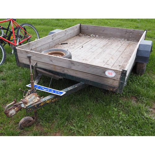 169 - Single axle trailer