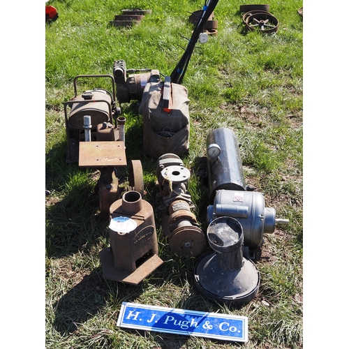 461 - Pumps, motors, etc.