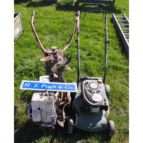 489 - Mower and rotavator