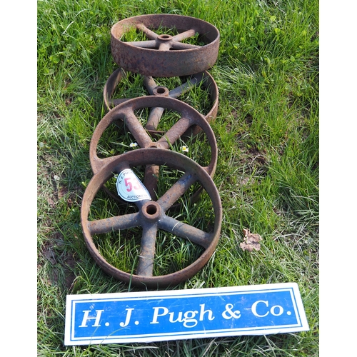 536 - Cast iron wheels - 4