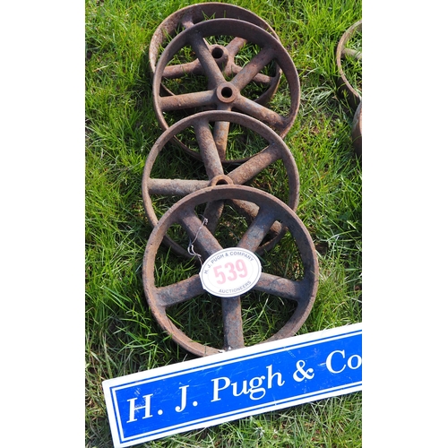 539 - Cast iron wheels - 4