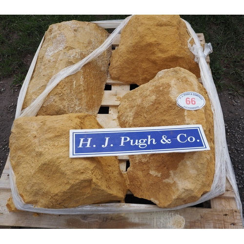 66 - Pallet of Cotswold stone