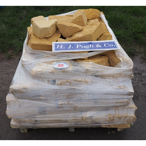 88 - Pallet of Cotswold stone