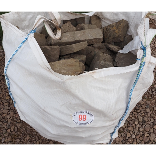 99 - Tote bag of local building stone