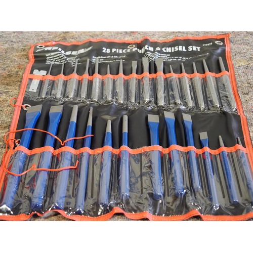 705 - 28 Piece chisel and punch set