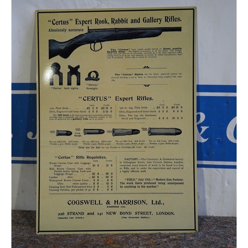 709 - Tin sign - Certus rifles 27