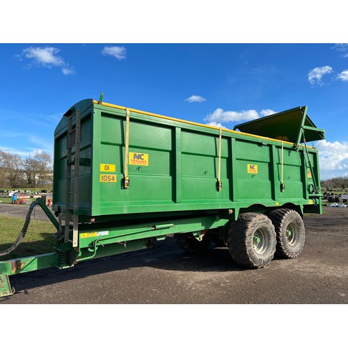 1378 - NC 16 Tonne tipping trailer. 2012. All in good working order. Very little use. C/w hydraulic tail ga... 