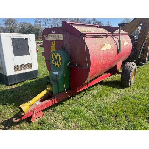 1511 - Marshall 7cu yd muck spreader, 2006. S/No. A66131. New hydraulic pipe, 1 owner, done very little wor... 