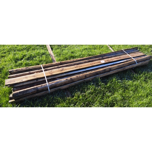 1062 - Half round rails 12ft - 25