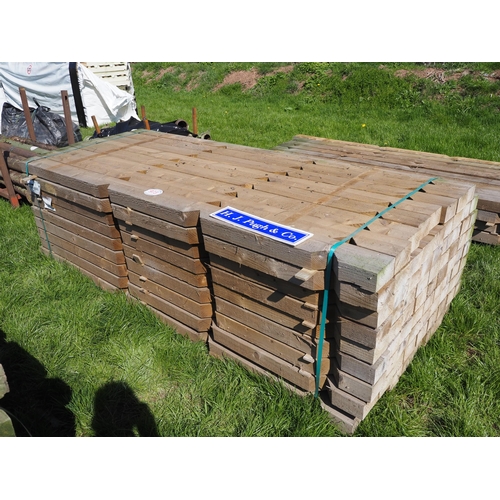 973 - Fenceposts 2.7m x 125 x 75 - 79