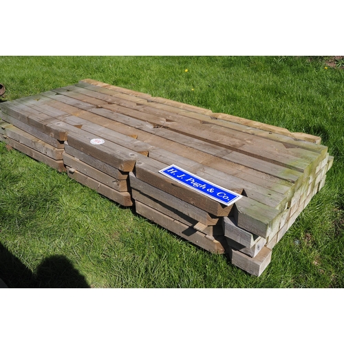 974 - Fenceposts 2.7m x 125 x 75 - 33