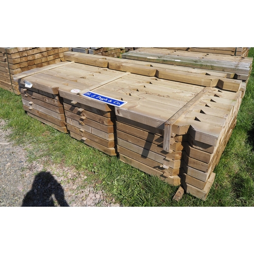 978 - Fenceposts 2.4m x 125 x 75 - 64