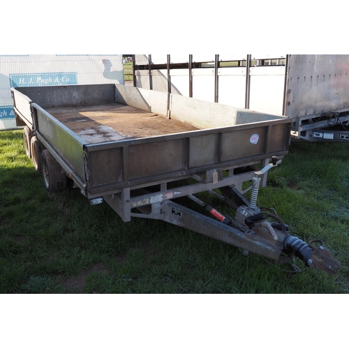 1362 - Ifor Williams LM146G3 triple axle flat bed trailer