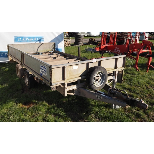 1402 - Ifor Williams LM126G trailer, no bed. With ramps