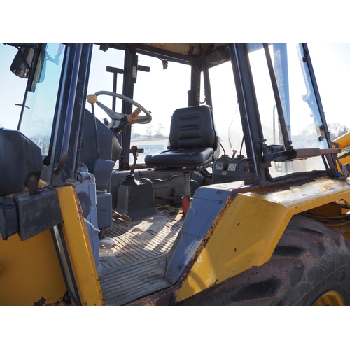 1425 - JCB 3CX Sitemaster. Runs and drives. C/w with extra-dig and 4 in 1 bucket. Showing 9492 hours. Reg. ... 