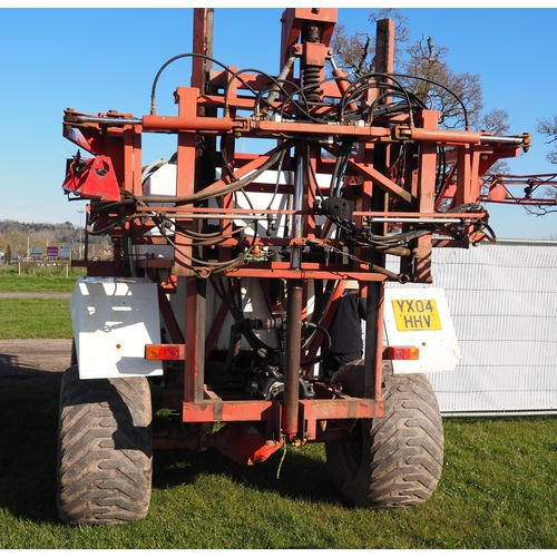 1442 - Alanco 100D 24m Spraymaster self propelled sprayer. 1500l tank, 24m booms, 2 wheel steer. Showing 57... 