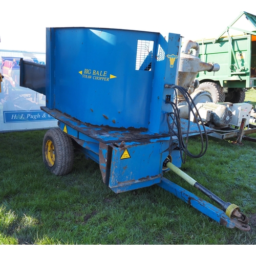 1454 - Harry West big bale straw chopper. GWO