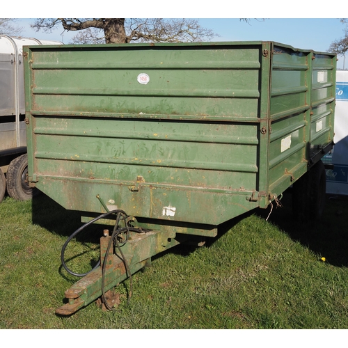 1458 - Fraser single axle grain trailer