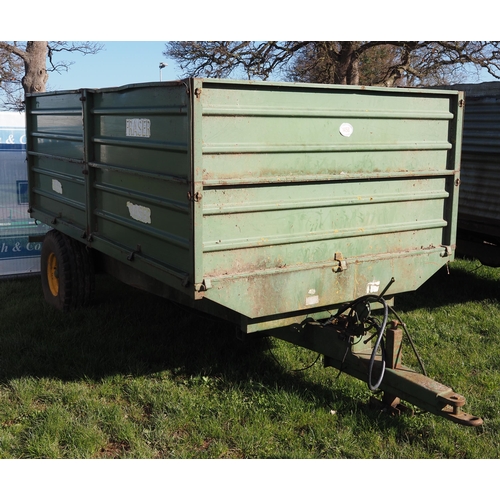 1458 - Fraser single axle grain trailer