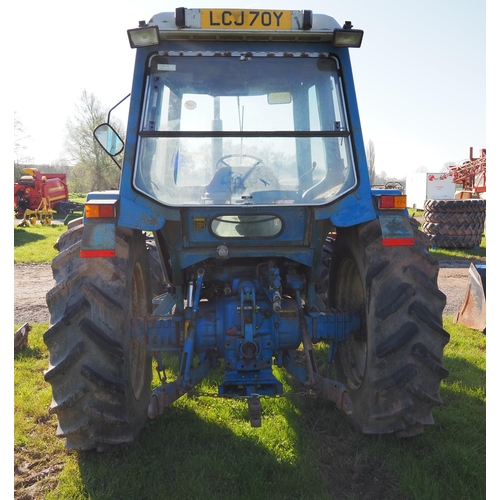 1469 - Ford 6610 tractor. Runs and drives. Column change gearbox. Fitted with rear hydraulic assistor ram. ... 