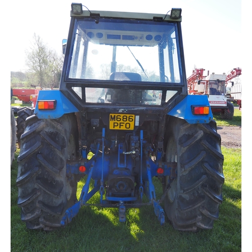 1470 - Ford 5030 tractor. C/w Trima loader and bucket. Showing 4521 hours. Runs and drives. Reg M686 PFO. A... 