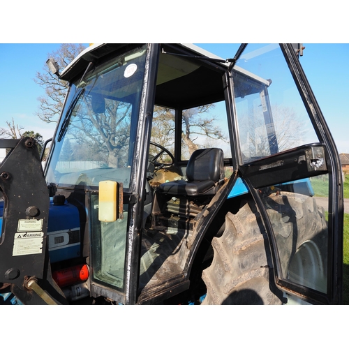 1470 - Ford 5030 tractor. C/w Trima loader and bucket. Showing 4521 hours. Runs and drives. Reg M686 PFO. A... 