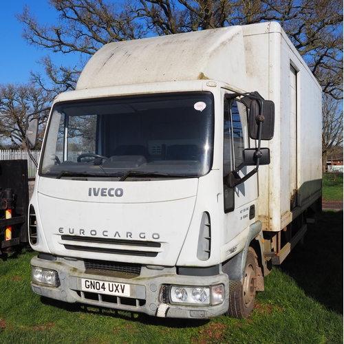 1480 - Iveco EuroCargo 75E17 lorry. 126,000km showing. 2T 24v Winch, internal beavertail, ramps, 2 spare ty... 