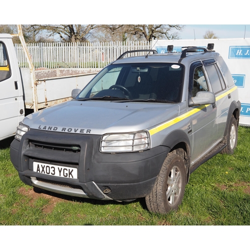 1484 - Land Rover commercial Freelander. MOT until 26/11/23. V5  and keys in office