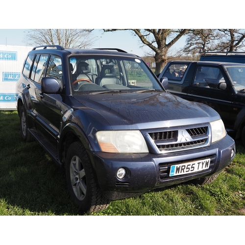 1488 - Mitsubishi Shogun 5 door LWB. MOT until 27/07/2023. Reg. WR55 TYW. V5 and key in office