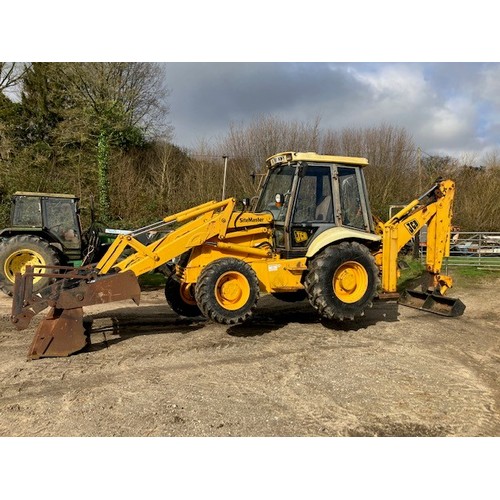 1448 - JCB 3CX. 1994. C/w 3 buckets, Low hours, new tyres. V5 and keys in office