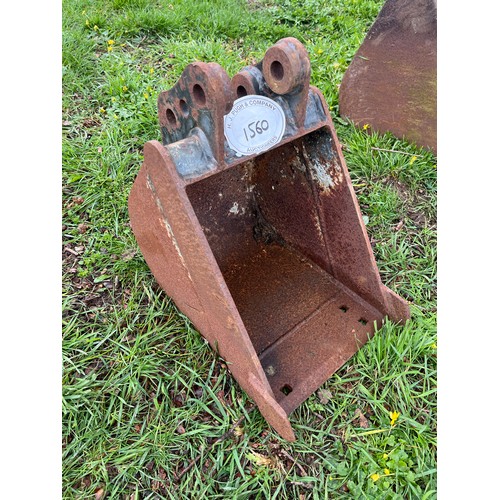 1560 - Digger bucket 1ft