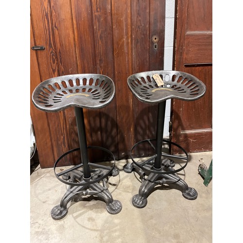 719 - Cast Iron stools- Iron Works London