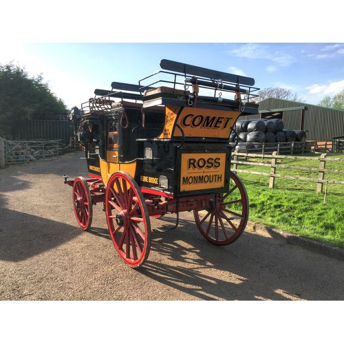 1363 - 'Comet' road coach by Cowlard & Selby. Originally built in 1888. Restored by Wellington Carriage Co.... 