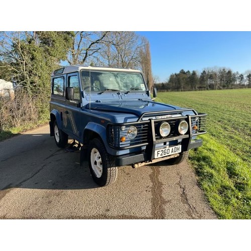 1575 - Land Rover Defender 90. 1988/89. Diesel. 167338 miles. Full 12 months mot, rear seats fitted, brand ... 