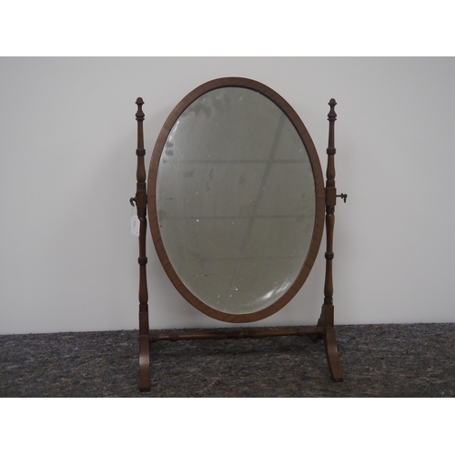 108 - Fine oval shaped mirror