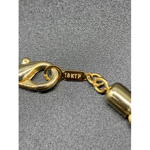 223 - 18KTP gold plate chain. Approx. 31.5g