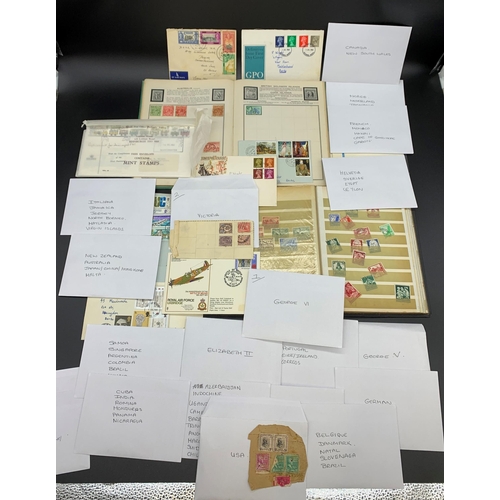 274 - Large stamp collection including vintage worldwide, 2 albums, 1st day covers and many miscellaneous