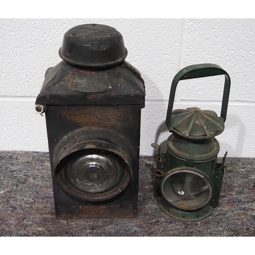 313 - 2 Vintage miners lamps