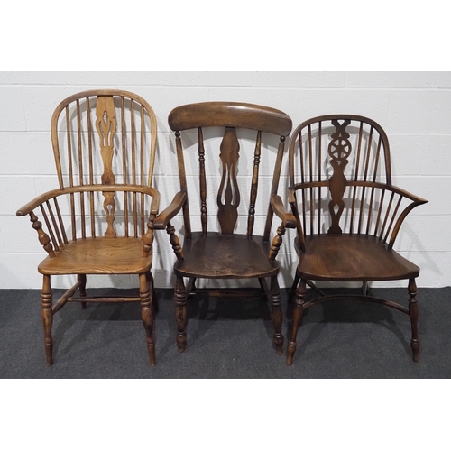 79 - 3 Assorted armchairs