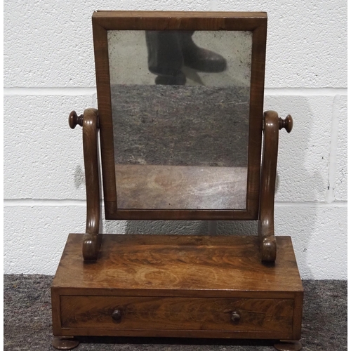 92 - Small dressing table mirror with drawer below