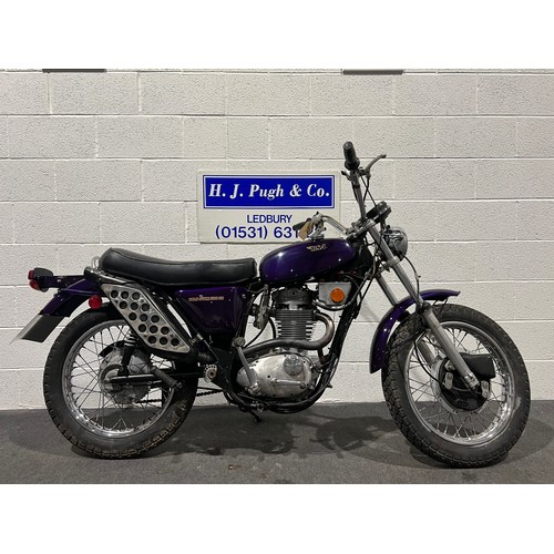 971 - BSA B50 SS Goldstar motorcycle, 1971, 499cc.
Frame no. B50SS/JG00961
Engine no. B50SS/JG00961
Reg. G... 