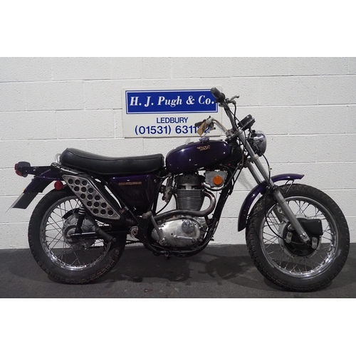 971 - BSA B50 SS Goldstar motorcycle, 1971, 499cc.
Frame no. B50SS/JG00961
Engine no. B50SS/JG00961
Reg. G... 