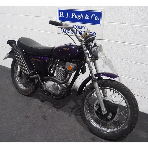 971 - BSA B50 SS Goldstar motorcycle, 1971, 499cc.
Frame no. B50SS/JG00961
Engine no. B50SS/JG00961
Reg. G... 