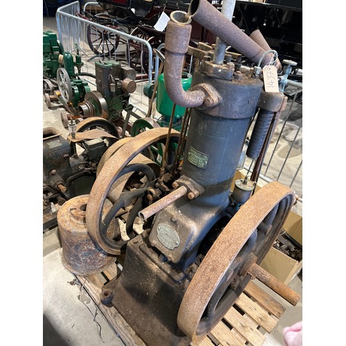 1437 - Blackstone vertical lamp start oil engine. No. 127457. Barn stored. Very rare, very few made. suppli... 