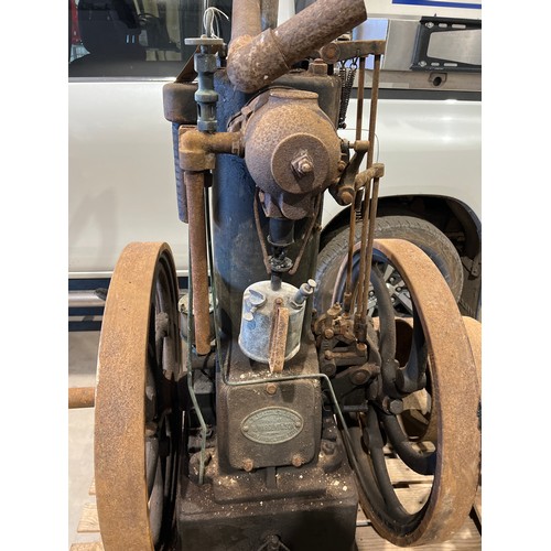 1437 - Blackstone vertical lamp start oil engine. No. 127457. Barn stored. Very rare, very few made. suppli... 