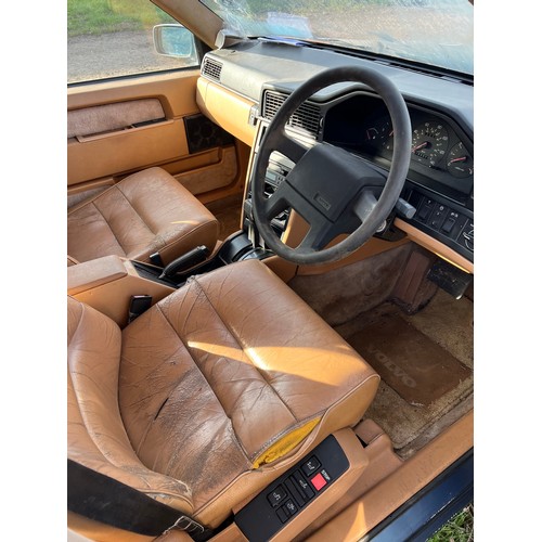 1579 - Volvo 760 6 cylinder turbo diesel. 1989. VW engine for restore. Reg. G702 VJF. V5 and keys in office