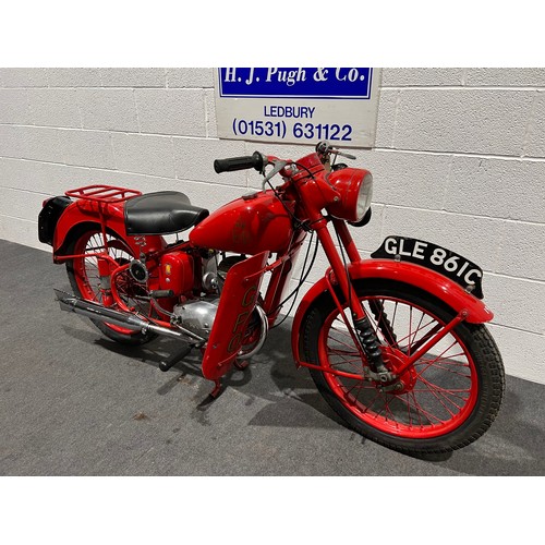 973 - BSA Bantam D1 motorcycle. 125cc. 1965. Frame No- BD2582019.
Engine No-DDB19062. Ex GPO Telegram deli... 