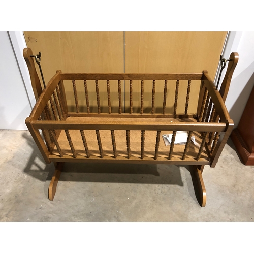 351 - Wooden cot